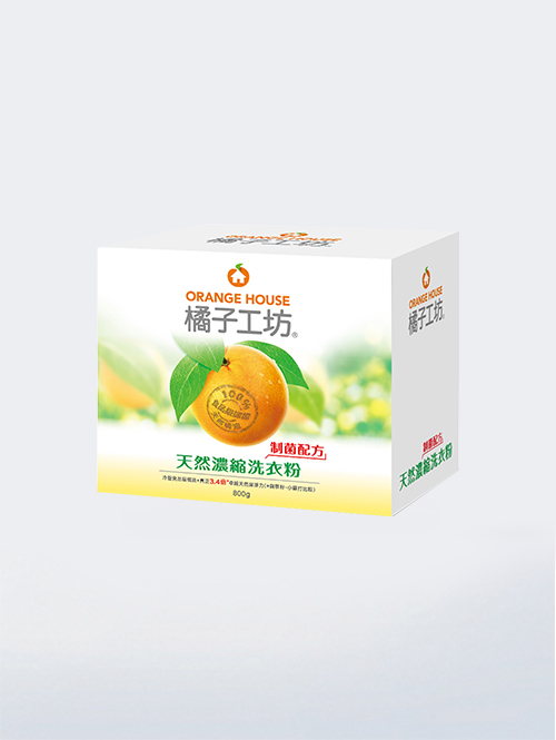 【橘子工坊】天然制菌濃縮洗衣粉800g/12盒/箱