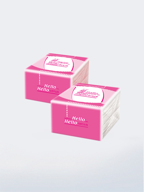 【HELLO】粉紅環保小抽衛生紙100抽x10包x6袋(135x190mm)